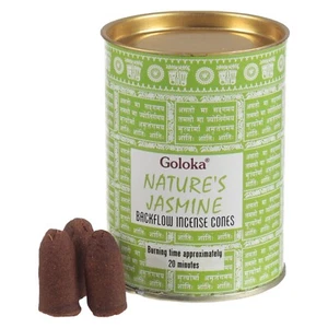 1 Boite de 24 Cônes d'encens backflow Goloka Natures Jasmin