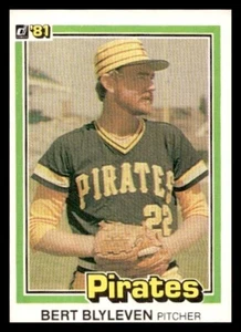 1981 Donruss #135 Bert Blyleven Pittsburgh Pirates Baseball card - Picture 1 of 2