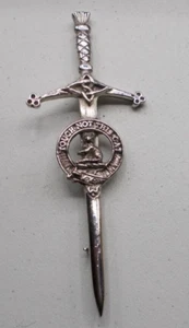 Lustige schottische Schwert Pin "Touch not this Cat" von DB (CB23) - Bild 1 von 3