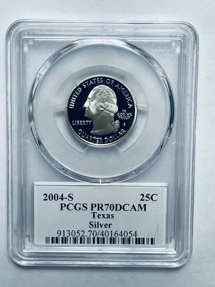 2004-S Texas Statehood Silver Quarter PCGS PR70DCAM - Image 1 of 4