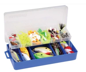 FISHING TACKLE BOX Mini One Tray, Compact Plastic - Picture 1 of 5