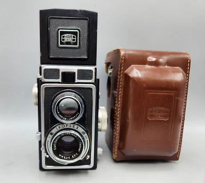 Vintage Zeiss Ikon Ikoflex IC 6x6 120 TLR Camera Tessar/Teronar 75mm F3.5 Lenses - Image 1 of 4