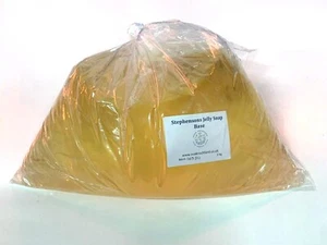 Stephenson Crystal Jelly Mydło 1kg i 5kg Baza do topienia i nalewania Zrób to sam Produkcja mydła - Zdjęcie 1 z 1