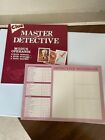 Clue Master Detective (1988) Game Replacement Parts: Rules & Detective Notebook