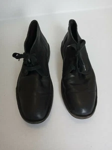 John Varvatos USA Mens Ankle Chukka Boots Black Leather Size 10M - Picture 1 of 12