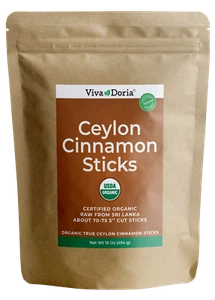 Viva Doria Certified Organic True Ceylon Cinnamon Sticks Sri-Lankan - Picture 1 of 6