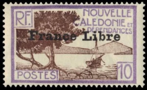 NUEVA CALEDONIA 222 (Mi242) - Bahía de Paletuviers Point "Francia Libre" (pb31162) NH - Imagen 1 de 1