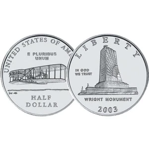 2003-P US First Flight Centennial Commemorative Proof Half Dollar - Picture 1 of 6