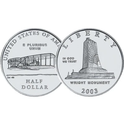 2003-P US First Flight Centennial Commemorative Proof Half Dollar - Image 1 of 4