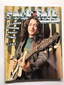 Rock & Folk Feb 1980 Rory Gallagher Rainbow Stones JJ Cale French text - Picture 1 of 1