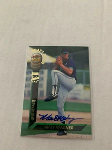 Matt Wagner 1994 Draft Picks Auto Card #64 Serial #/7,750 - Picture 1 of 1