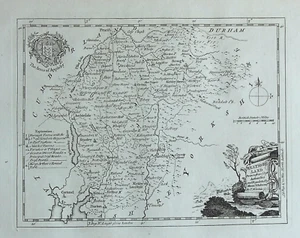 WESTMORELAND, WESTMORLAND, original antique county map, Thomas Kitchin, 1786 - Picture 1 of 5