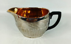 Queen Anne Jug  Arthur Wood & Son Longport Silver And Copper Coloured Metal