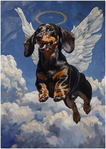 Engel Dackel Puzzle 300/500/1000 Teile - Bild 1 von 3