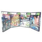 Xbox 360 Kinect Game Lot of 4: Dance Central Kinect Adventures Motion Sports MP