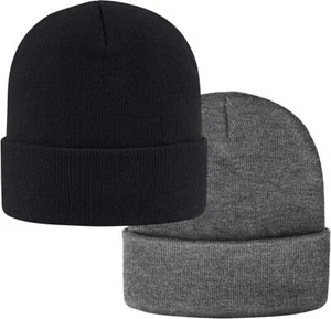 Mens / Ladies Knitted Woolly Beanie Hat Warm Winter Skull Cap Unisex - Picture 1 of 4