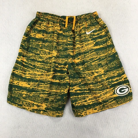 Nike NFL Green Bay Packers Athletic Shorts Men's Size Large Cover