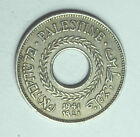 1941 Palestine 5 Mils Key Low Mintage Year Only 400K Minted Rare Wwii Coin
