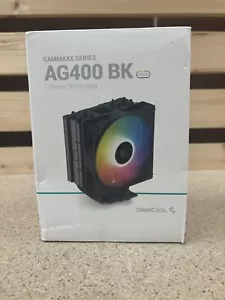 DeepCool AG400 BK ARGB Single-Tower CPU Cooler, 120mm Static ARGB Fan Gammaxx - Picture 1 of 1