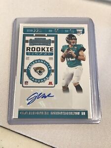 2019 Contenders Football GARDNER MINSHEW II Rookie Ticket Auto SSP RC Jaguars