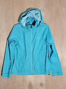 Columbia Chaqueta Mujer Talla M Sudadera con Capucha Cremallera Completa Exterior Cortavientos Azul - Imagen 1 de 8