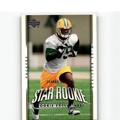 2007 Upper Deck Star Rookies Rookie Exclusives Edition James Jones RC Green Bay - Image 1 of 2