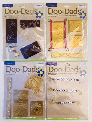 Новый лот из 4 наклеек Sue Dreamer Doo-Dads для скрапбукинга различные темы детское лето - Изображение 1 из 4