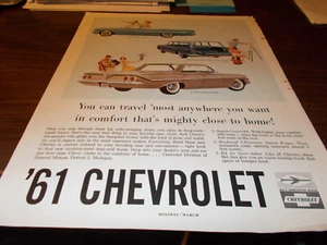 Chevrolet 1961 revista anuncio - Imagen 1 de 1