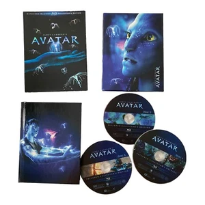 Avatar: Extended Collectors Edition (Blu-ray) w/ Slipcover 3 Film Versions Scifi - Picture 1 of 12