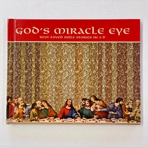 God's Miracle Eye 3D Magic Stereogram Best-Loved Bible Stories 1995 Picture Book - Foto 1 di 9