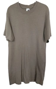 & Other Stories Dress S 8-10 Mink Brown 100% Cotton T-Shirt Dress Oversized - Picture 1 of 4