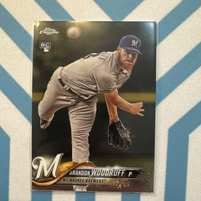 2018 Topps Chrome - Brandon Woodruff #179 (RC) - Image 1 of 2