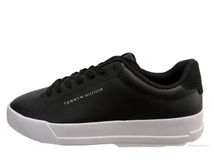 Tommy Hilfiger Court Leather Low Top Trainers UK 11 US 12 Eu 46 Ref SF477 - Picture 1 of 5