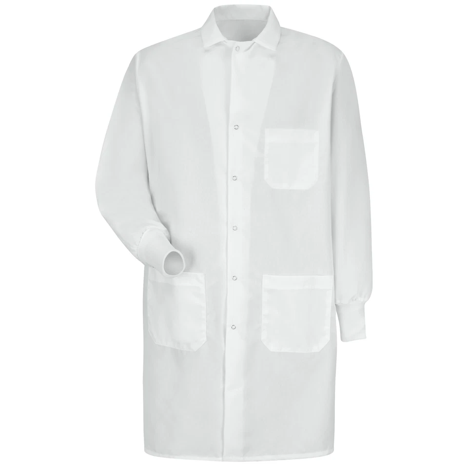 Red Kap Unisex Specialized Cuffed Lab Coat with Interior Pocket - Image 1 of 3