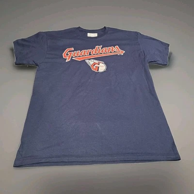 Cleveland Guardians Fanatics Majestic Men's Tee Blue Size Large NWOT - Image 1 of 4