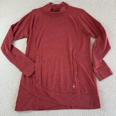 Túnica asimétrica Smartwool Merino 250 para mujer L roja $140 Gorpcore senderismo esquí Foto 1 de 4