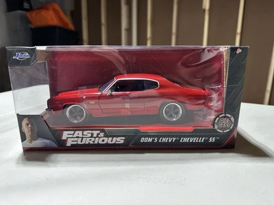 Fast and Furious Doms Chevy Chevelle SS Red 1:24 Scale Jada 97193 - Image 1 of 4