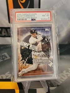 Adesivo 2020 Topps MLB Alex Bregman #194/Bo Bichette RC #147 PSA 8 - Foto 1 di 2
