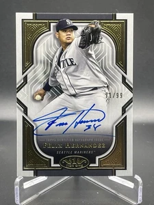 2023 Topps Tier One Felix Hernandez Auto /99 #T1A-FH Mariners - Bild 1 von 2