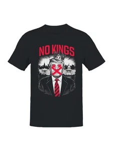 No Kings Anti-establishment Men's T-shirt - Picture 1 of 6