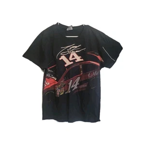 Camiseta De Colección Tony Stewart 14 Para Hombre L Negra Años 90 Nascar - Imagen 1 de 2