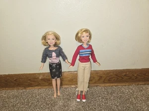 Vintage 1999 Mattel Set Of Mary Kate And Ashley Olsen 10” Dolls - Picture 1 of 6