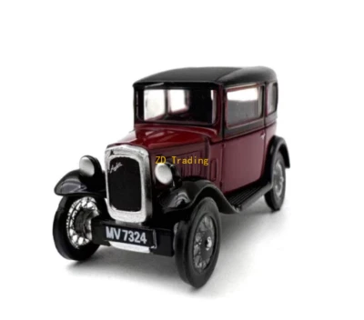 ZD 1:76 Austin 7 RN Sedan Vintage Classic Model Diecast Metal Car BN - Image 1 of 4