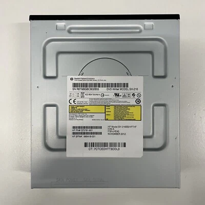 Genuine HP SH-216 CD DVD±RW SATA DL Optical Drive 575781-801 690418-001 FW HE40 - Image 1 of 4