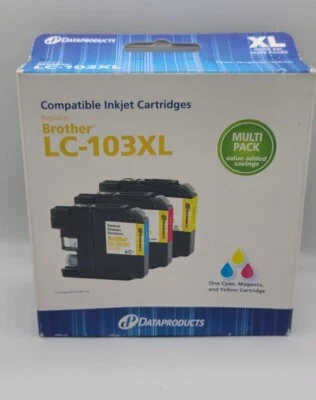 Dataproducts Brother LC103XL Tri-Color Ink Cartridges . SEALED - Image 1 of 4