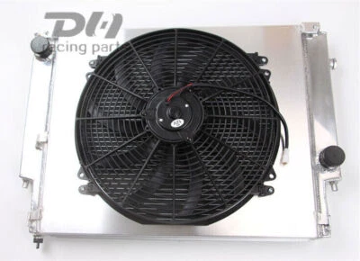 Radiador, cubierta y ventilador de aluminio para BMW 96-99 328is 98-99 323is 98-00 323i 2000 323Ci Foto 1 de 4