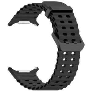 Ocean Sport Watchband Sport Silicone Band for Samsung Galaxy Watch 7 Ultra 47mm - Picture 1 of 12