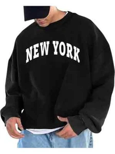 Herren Letter Sweatshirt Freizeit Langarm Gildan - Bild 1 von 1