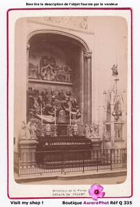 FÉCAMP, ABBAYE DE FÉCAMP, DORMITION DE LA VIERGE, CDV CABINET, RELIGION -Q335 - Imagen 1 de 2