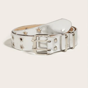 Jeans doppio occhiello passante fibbia metallo cintura decorativa moda casual ^ - Foto 1 di 13